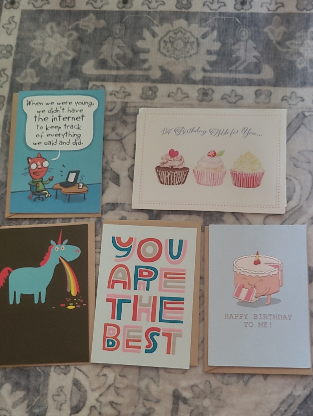 5 Birthday Cards